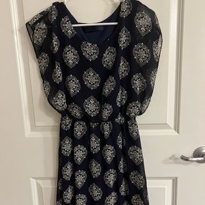 Blue Pattern Dress